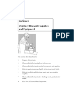 Disinfect Reusable Supplies WHO PDF