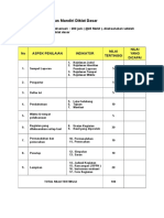 Form Penilaian Laporan Diklat