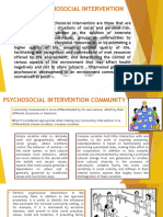 Objective Psychosocial Intervention