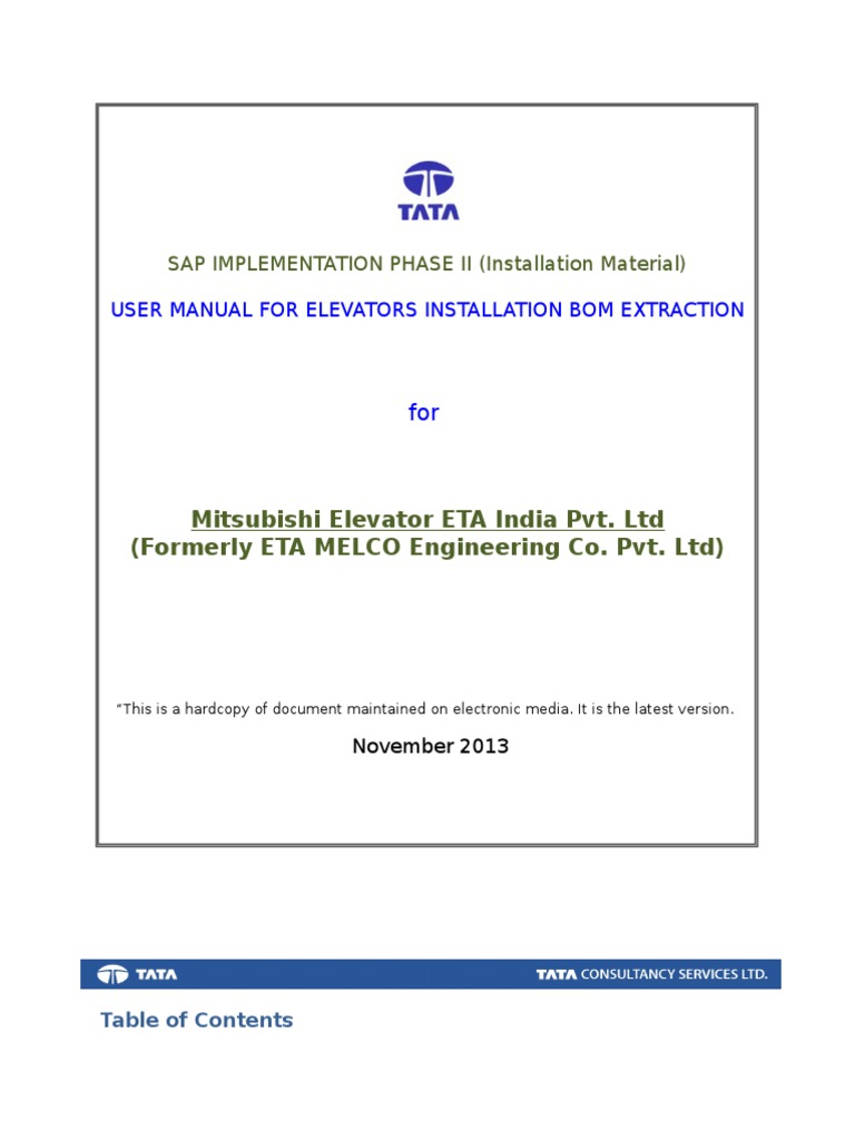 193464951-User-Manual-Installation-BOM-Extraction-for-Elevators-Draft.doc