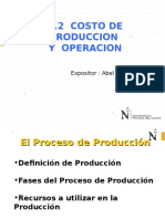 1.2 Costo de Produccion y Operacion