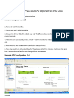 Checking XPD Value and XPD Alignment For XPIC Links