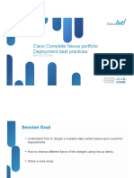 Cisco Complete Nexus Portfolio Deployment Best Practices: BRKDCT-2204