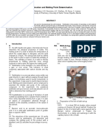 Sublimation and Melting Point Determination