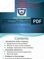 Internship Final Report: Hosting Company:-Dire DAWA Public Service and