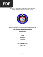 Download Sistem Informasi Penjadwalan Matakuliah berbasis web pada politeknik Jambi by Refky Bocii Sstt SN327654896 doc pdf