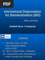 ISO (International Organization Standardization)