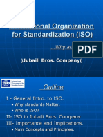 ISO (International Organization Standardization)