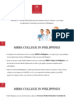 Marianas Medical Education - MBBS College in Philippines
