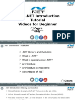 Dot Net Introduction Training