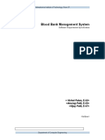 Requirement Definition Document For The Blood Bank Management System