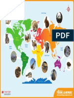 Animal World Map PDF