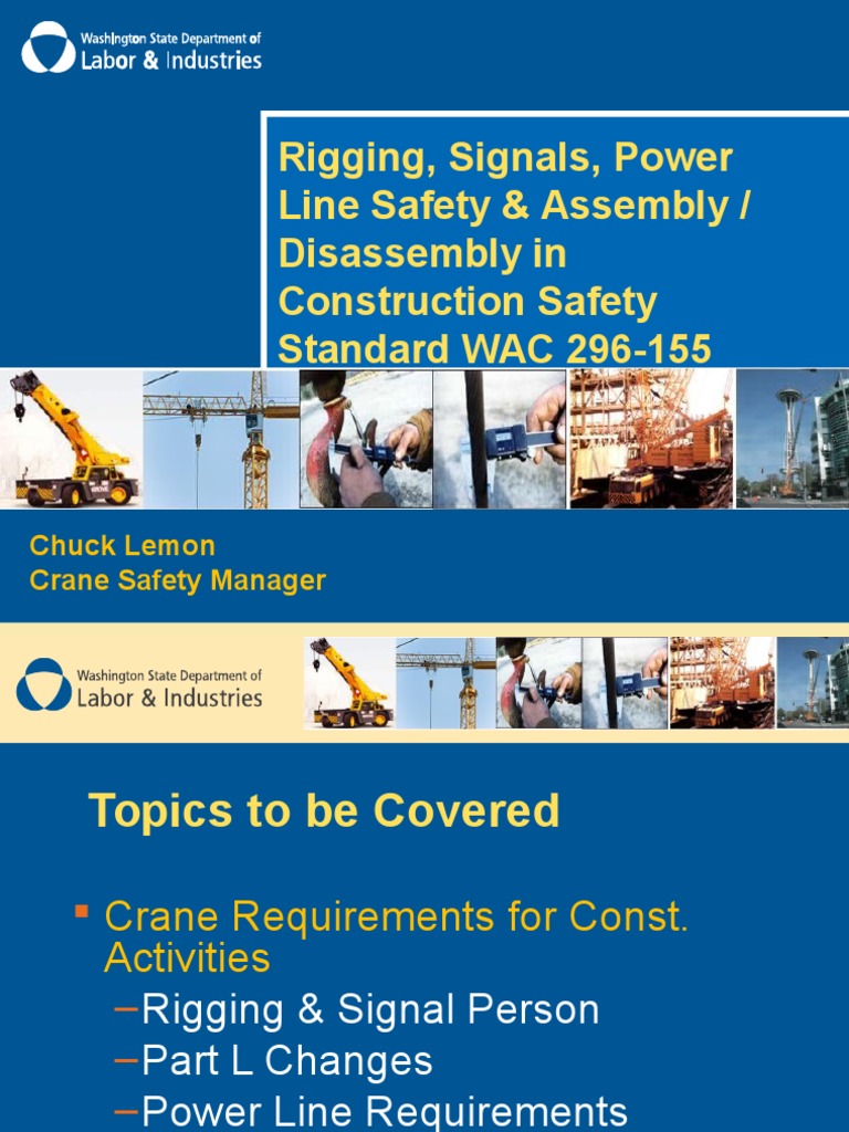 Crane Safety and Rigging Standards Guide | PDF | Crane (Machine) | Elevator
