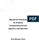 Cuaderno de Análisis Comportamental Del Ejercicio Físico