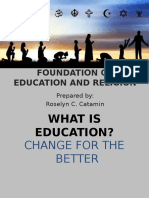 Foundation of Education Religion