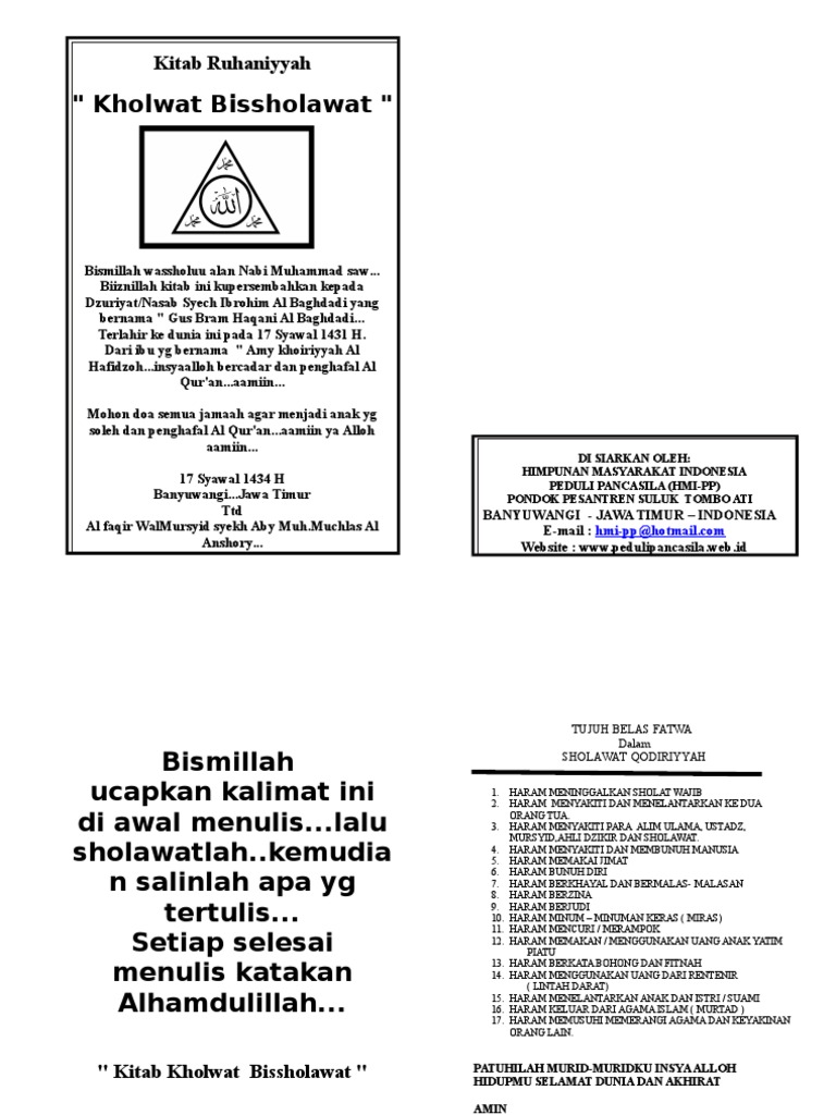 Kitab Ruhaniyyah