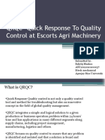 QRQC - Quick Response To Quality Control