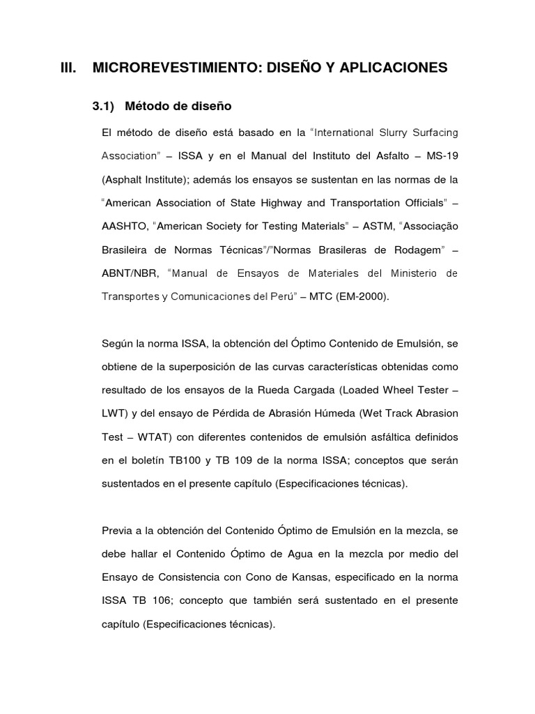 Normas Issa Pdf Cemento Materiales