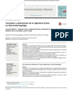 Conceptos y Aplicaciones de La Ingeniería Tisular en Otorrinolaringología