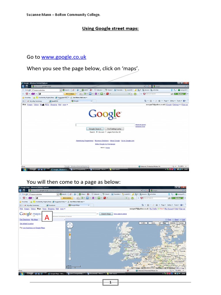 Google Maps Navigation Guide | PDF