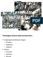 [Kuliah] Klasifikasi Batuan Beku