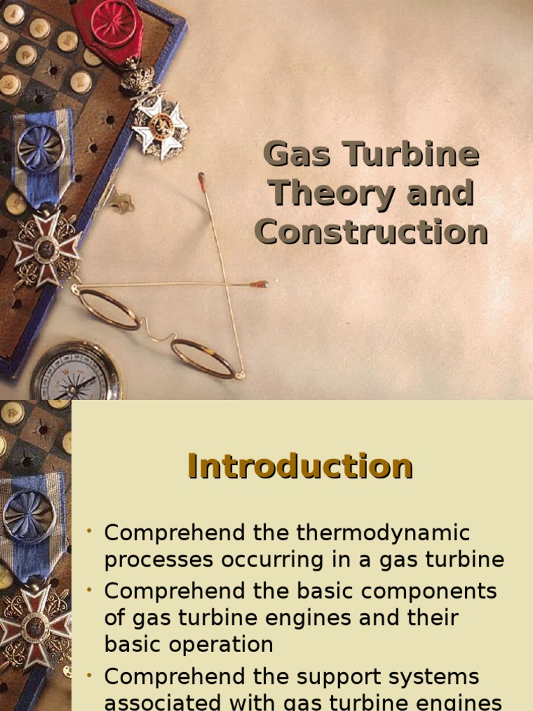 Lesson 09 Gas Turbines I Pdf Gas Compressor Gas Turbine