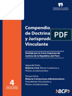 Compendio de Dopstrina Legal y Jurisprudencia Vinculante Civil y Administrativo PDF