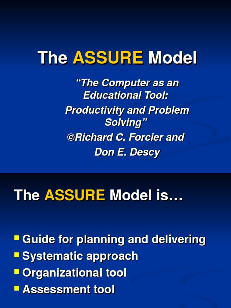 Assure Model Pdf | ASSURE – KUYB