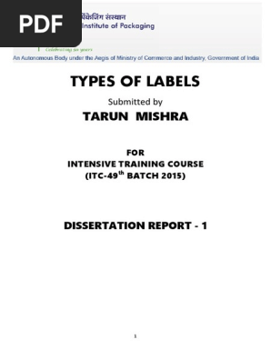 Types of Labels