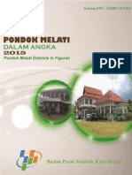 Kecamatan Pondokmelati Dalam Angka 2015