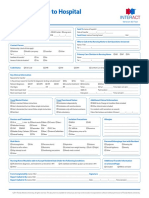 INTERACT Nursing Home To Hospital Transfer Form