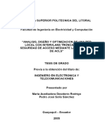 Análisis, Diseño Y Optimización de Una Red Local Con Intervlans Troncalizadas Y Seguridad de Acceso Mediante La Aplicación de Acls