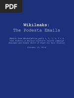 Highlights of WikiLeaks Podesta Files