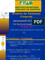 Análise Sistemas Lineares