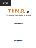 TINA 10 Manual