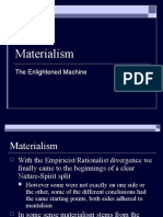 Materialism: The Enlightened Machine
