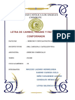 Monografia de Derecho Comercial Letra de Cambio