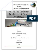 Pruebas de Hipotesis