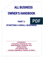 Small Business Owner'S Handbook