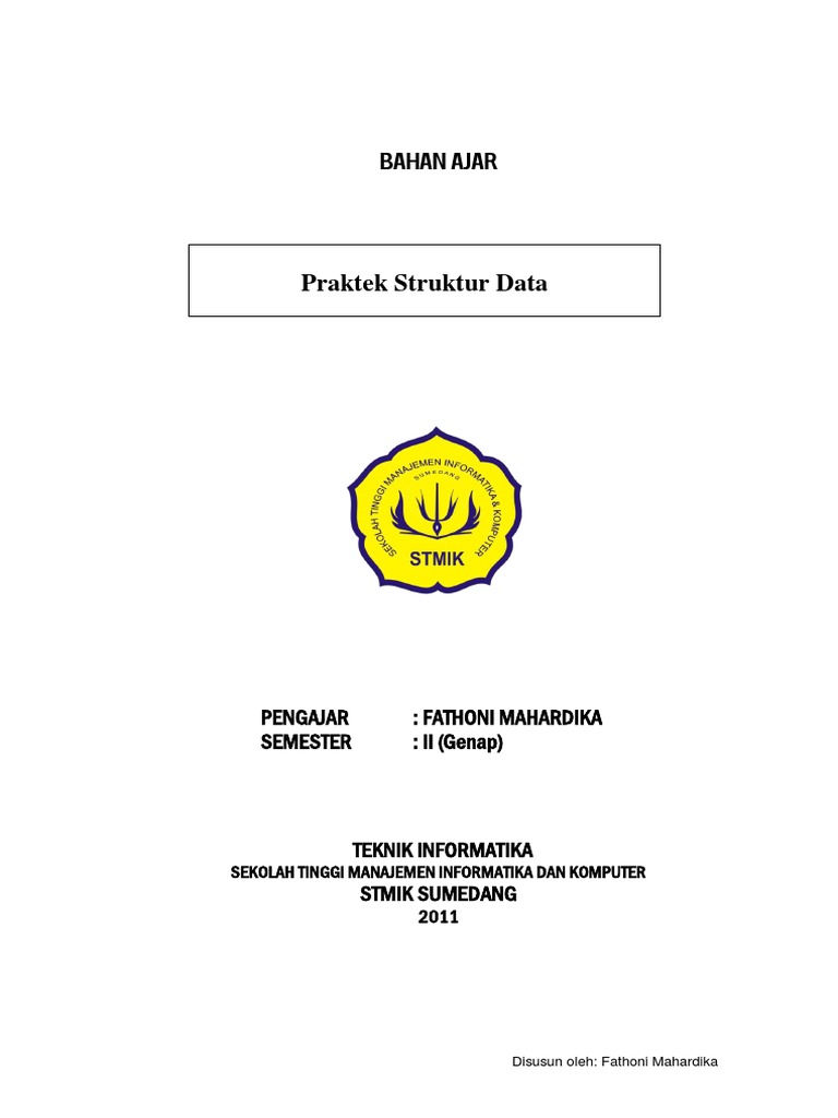 Praktikum Struktur Data di C dan Pascal | PDF | Seni | Komputer