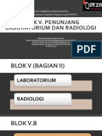 Blok V Penunjang B. Laboratorium Dan C. Radiologi