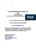 Los Martínez de Santafé de Antioquia