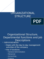 Organizational Structure