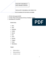 Informe de Elaboración de Papilla de Bebe Final