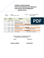 3 Jadwal Pelatihan