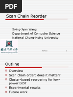 Scan Chain Reorder