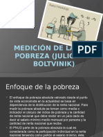 Medición de La Pobreza (Julio Boltvinik)