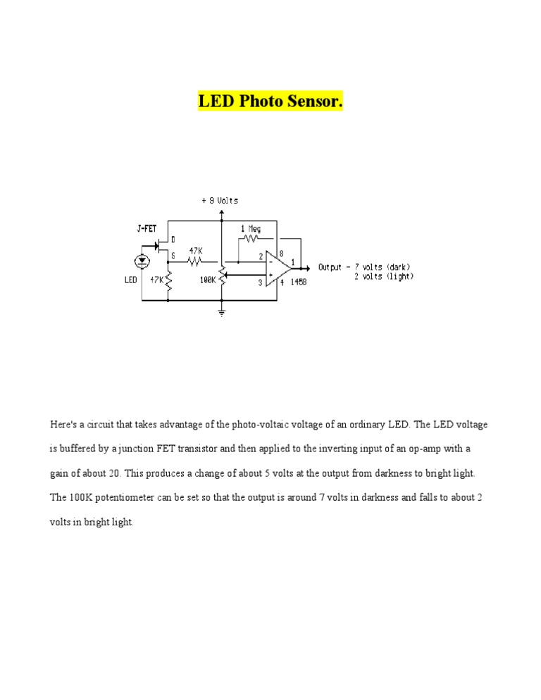 Led Sensor | PDF