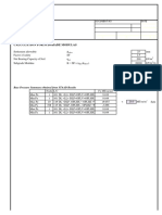 Calculation For Subgrade Modulas: Date Project: Document No