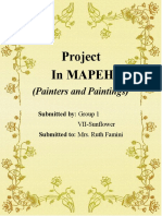 Project in Mapeh: (Painters and Paintings)